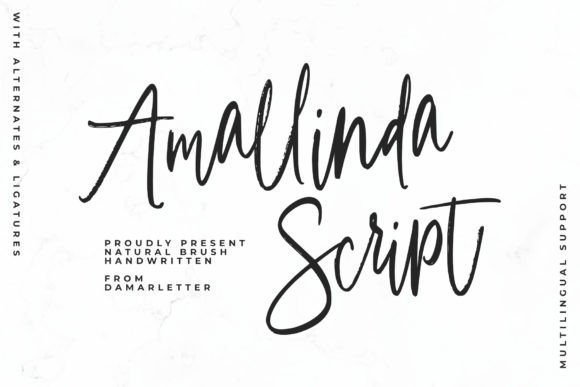 Amallinda Script: A Natural Typeface for Branding