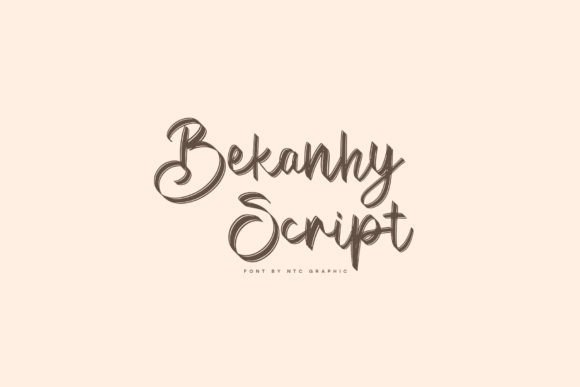 Bekanhy Script: The Perfect Handwritten Font for Crafters