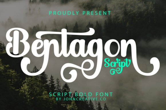 Bentagon Script: The Elegant Typeface for Handmade Brands