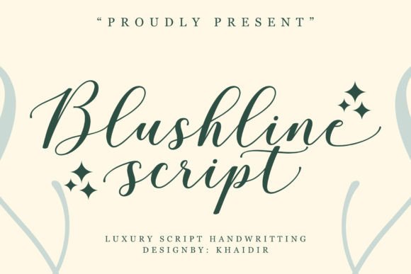Blushline Script: A Modern Typeface for Elegant Branding