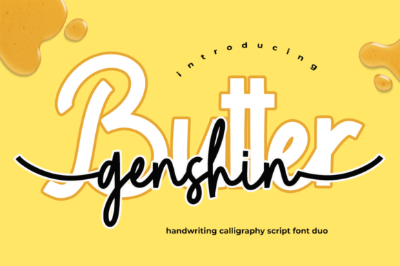 Butter Genshin: A Modern Typeface for Editorial Design