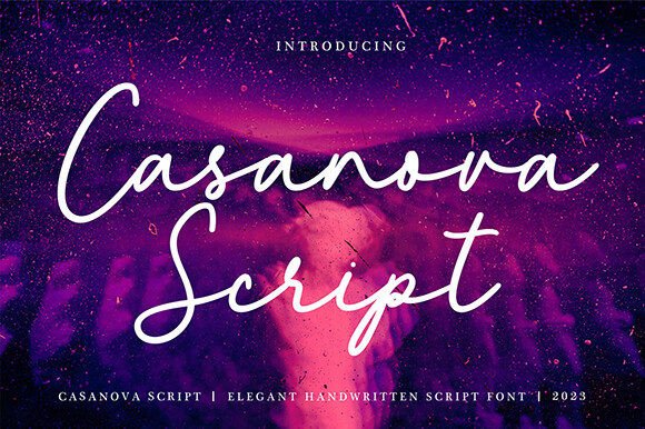 Casanova Script: A Stylish Handwritten Typeface for Branding
