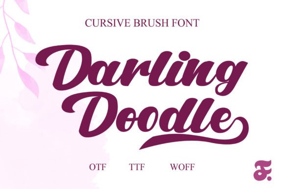 Darling Doodle Script: A Playful Typeface for Editorial Design