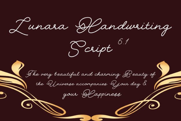 Elevate Your Brand with Lunara Handwriting Script 6.1 Typeface