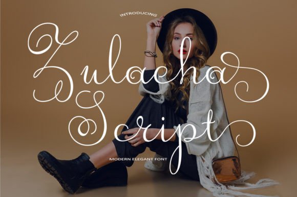 Elevate Your Brand with Zulaeha Script Typeface