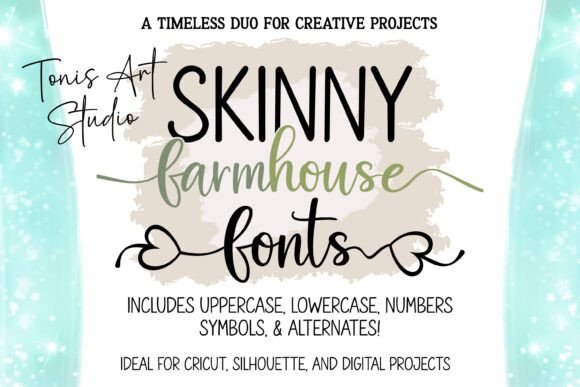 Farmhouse Script Skinny Farmhouse Typeface for Brands