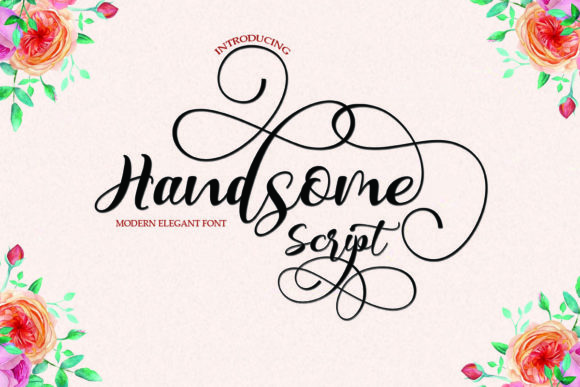 Handsome Script: A Polished Typeface for Small Business Branding
