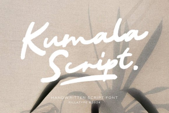 Kumala Script: A Handwritten Typeface for Editorial Design