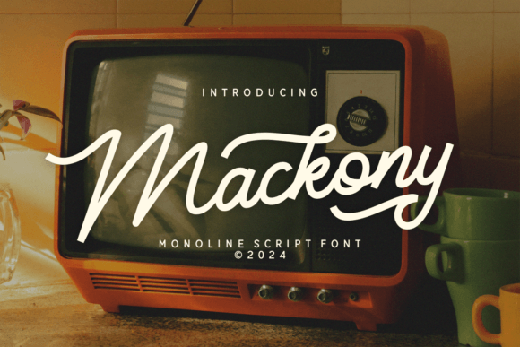 Mackony: A Refined Monoline Script Typeface for Editors