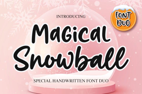 Magical Snowball: The Perfect Handwritten Font for Crafters