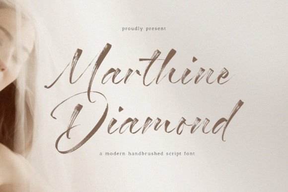 Marthine Diamond Font Review for Social Campaigns