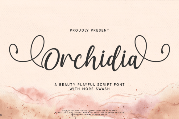 Orchidia: The Playful Script Font for Clear Campaigns