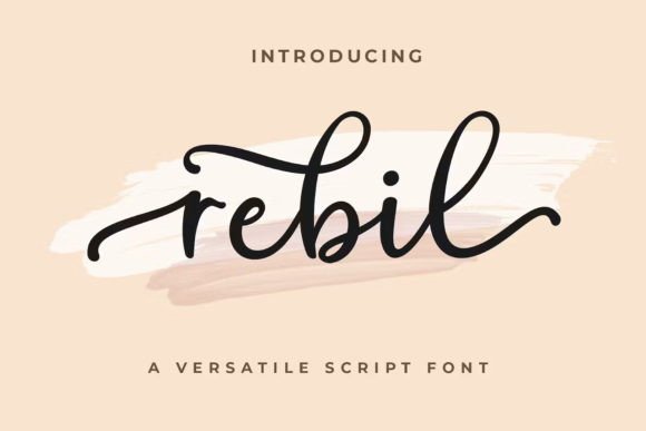 Rebil Script: A Modern Typeface for Editorial Design