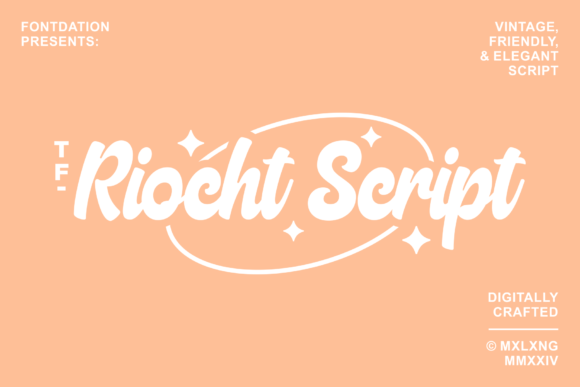 Riocht Script: A Bold Typeface for Editorial Design