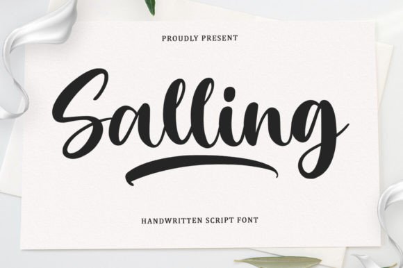 Salling Script: A Modern Typeface for Editorial Design