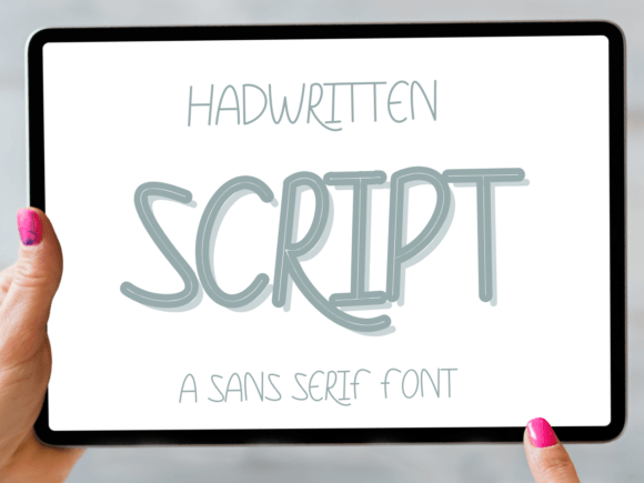 Script: A Friendly Handwritten Font for Modern Web Design