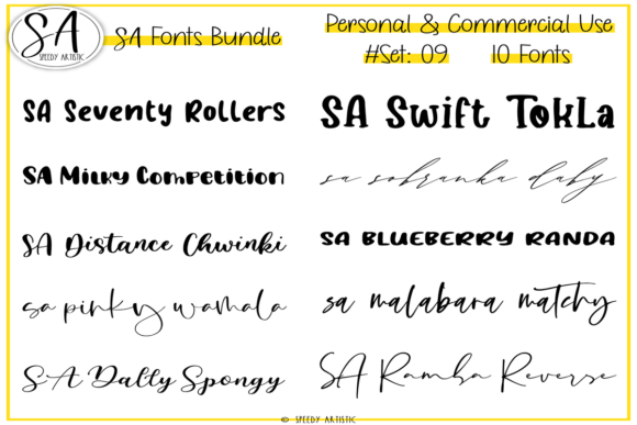 Script and Handwritten Bundle 9: A Typeface for Makers