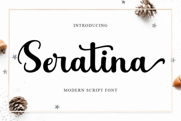 Seratina Script: The Modern Typeface for Small Business Branding