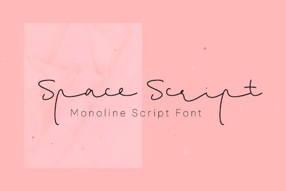 Space Script: A Monoline Typeface for Modern Web Design