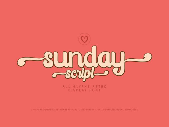 Sunday Script: A Vintage Font for Authentic Branding