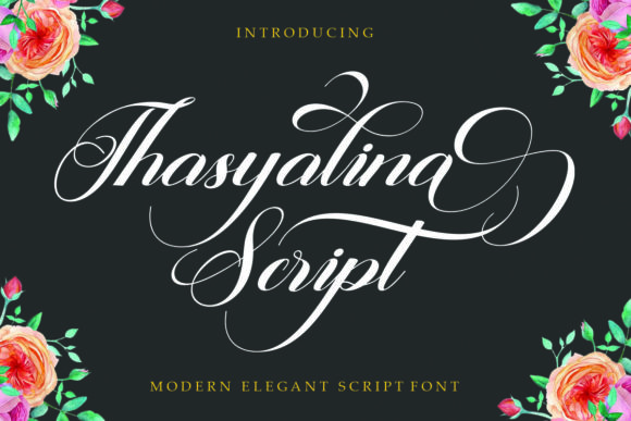 Thasyalina Script: A Graceful Typeface for Web Headers