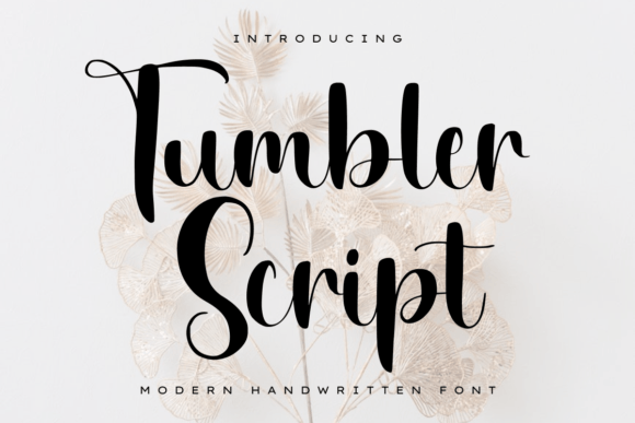 Tumbler Script: A Modern Typeface for Editorial Design