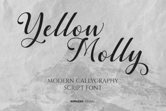 Yellow Molly: A Handwritten Font for Makers